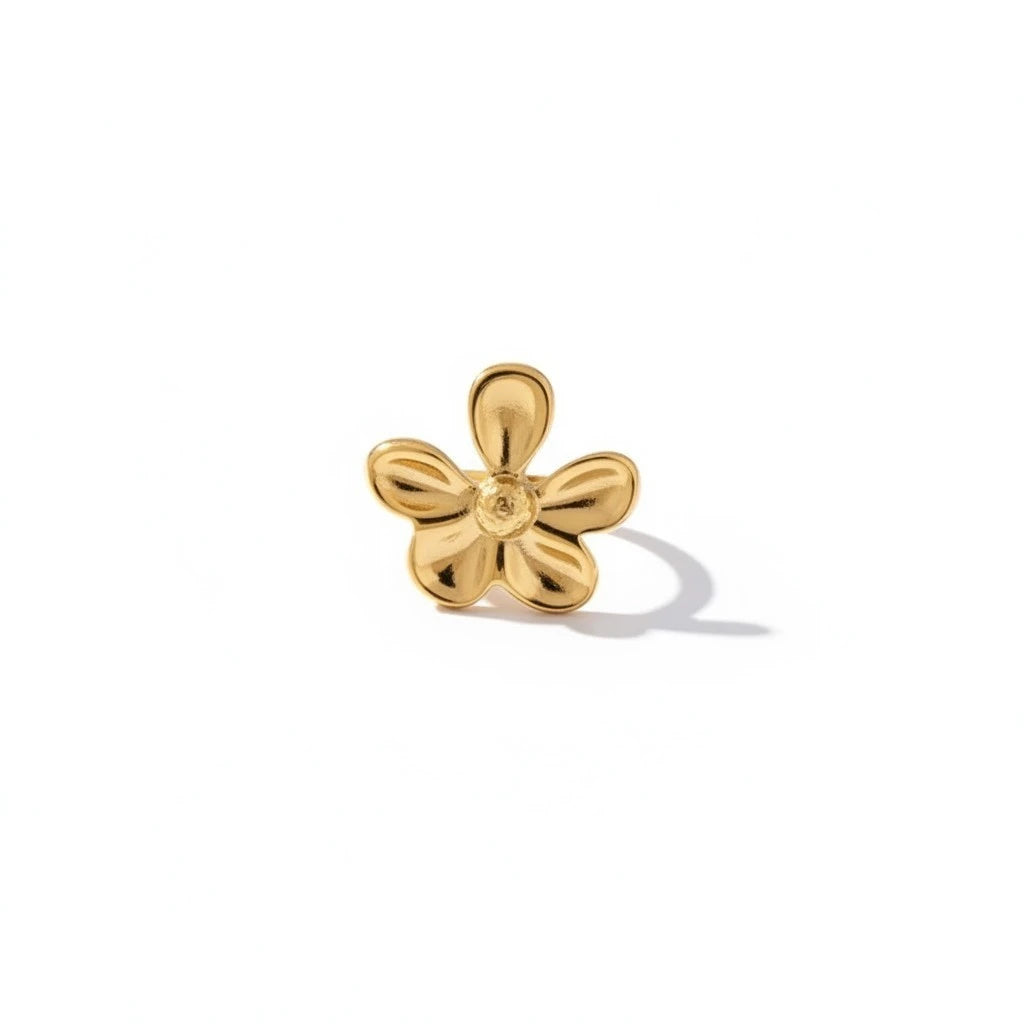 Anillo Con Diseño De Flor Para Dama