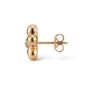 Aretes De Flor Con Piedra Central