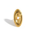 Anillo Ovalado Con Perla Central Para Dama
