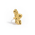 Anillo Ajustable Con Diseño Orgánico De Metal